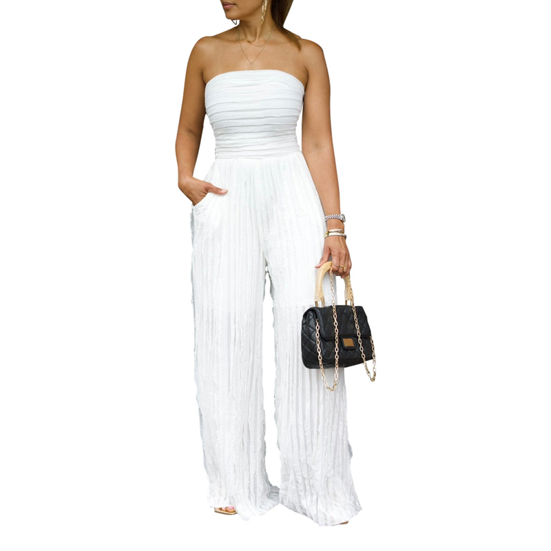 👗 Jumpsuit Strapless para Mujer – Estilo Impactante que Roba Miradas en Cada Fiesta ✨🎉