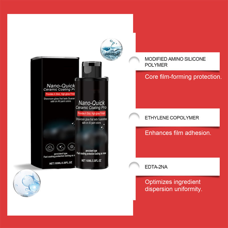 ⏳Oferta por tiempo limitado: 50% de descuento⏰Spray de limpieza y detallado de autos de alto brillo de efecto rápido🚗