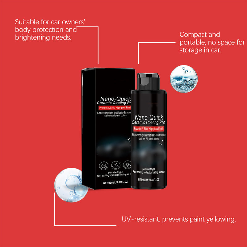 ⏳Oferta por tiempo limitado: 50% de descuento⏰Spray de limpieza y detallado de autos de alto brillo de efecto rápido🚗