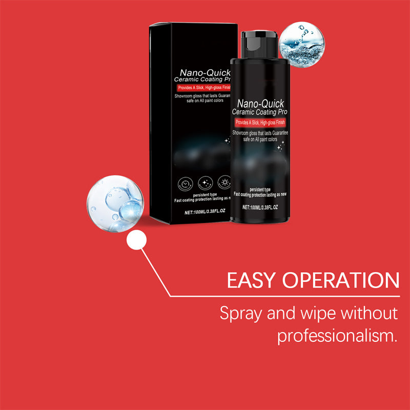⏳Oferta por tiempo limitado: 50% de descuento⏰Spray de limpieza y detallado de autos de alto brillo de efecto rápido🚗