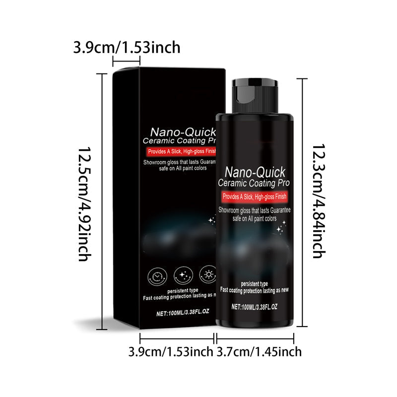 ⏳Oferta por tiempo limitado: 50% de descuento⏰Spray de limpieza y detallado de autos de alto brillo de efecto rápido🚗