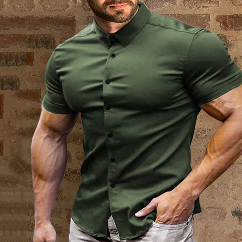 👔 Camisas de Botones para Hombre Pousbo® – Sin Planchado, Elegantes y Cómodas ✨💼