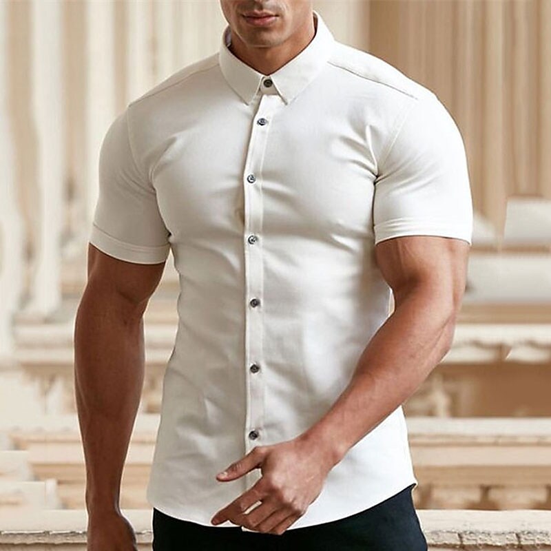 👔 Camisas de Botones para Hombre Pousbo® – Sin Planchado, Elegantes y Cómodas ✨💼