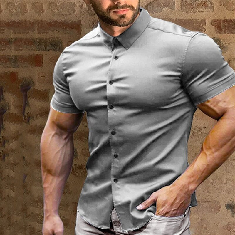 👔 Camisas de Botones para Hombre Pousbo® – Sin Planchado, Elegantes y Cómodas ✨💼