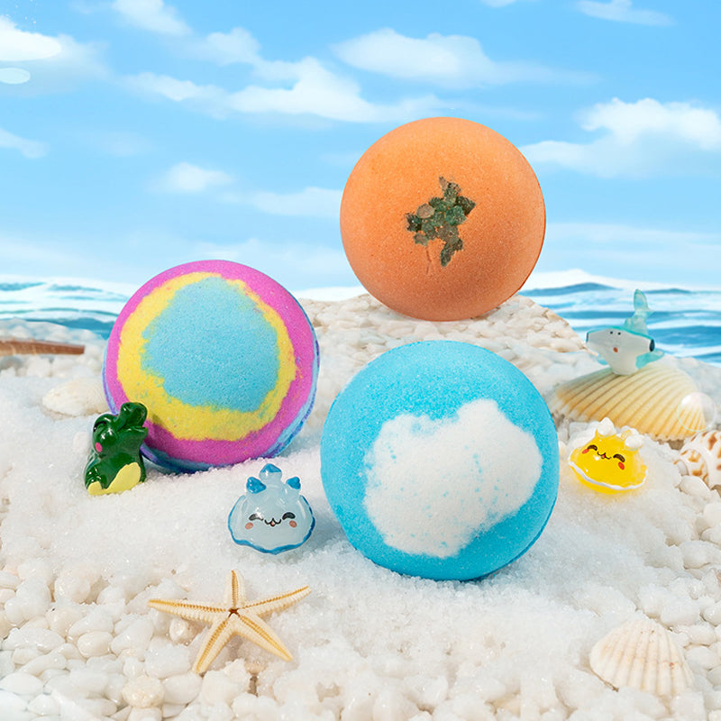 🛁 Set de Regalo de 12 Bombas de Baño para Niños – Diversión y Cuidado Suave para la Piel ✨🎁