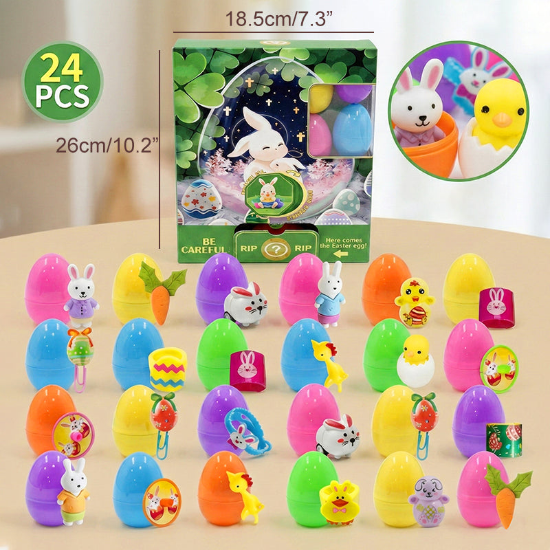 🐰 24 huevos de Pascua precargados: sorpresas de Pascua fáciles y divertidas para niños 🎉✨