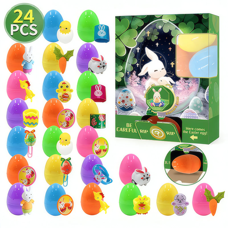 🐰 24 huevos de Pascua precargados: sorpresas de Pascua fáciles y divertidas para niños 🎉✨