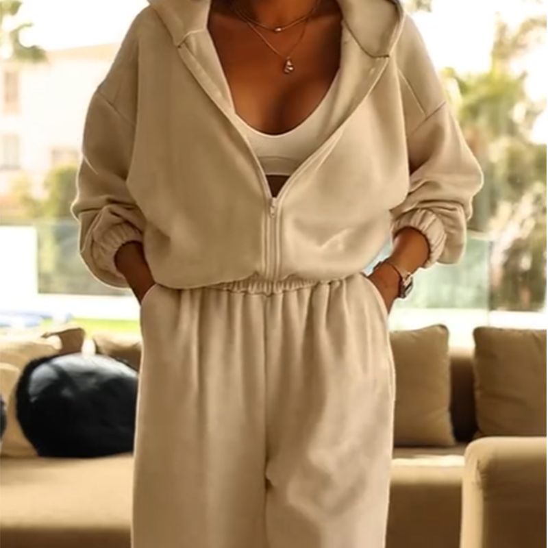 👩‍🦱 Jumpsuit Casual con Capucha para Dama – Comodidad y Estilo Moderno ✨💖