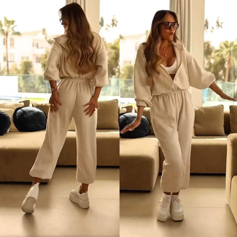 👩‍🦱 Jumpsuit Casual con Capucha para Dama – Comodidad y Estilo Moderno ✨💖