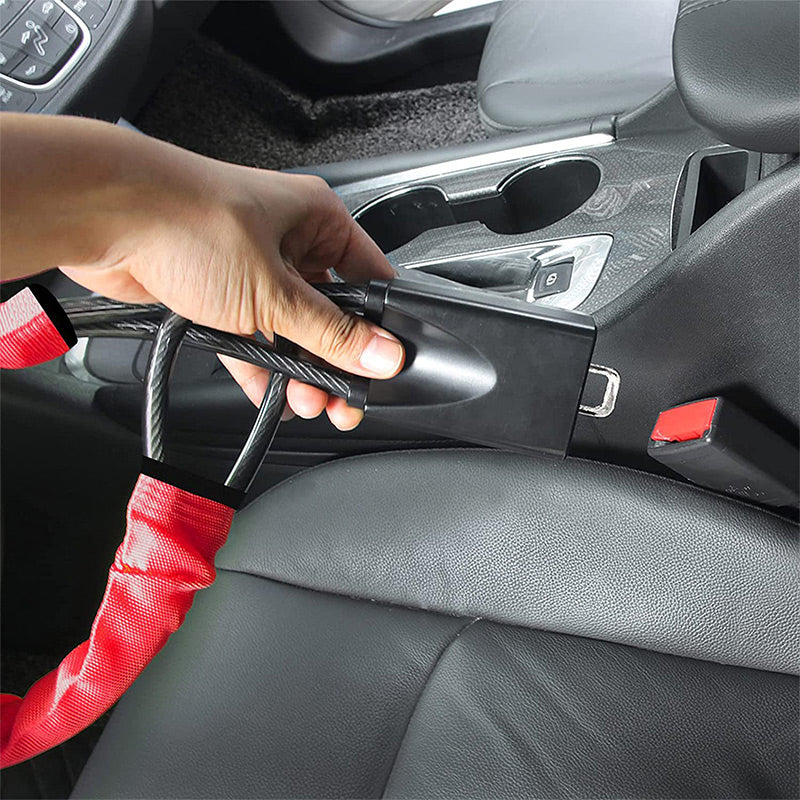🛡️ Cuerda de Bloqueo para Volante de Coche – Seguridad Antirrobo y Protección Eficaz 🚗✨
