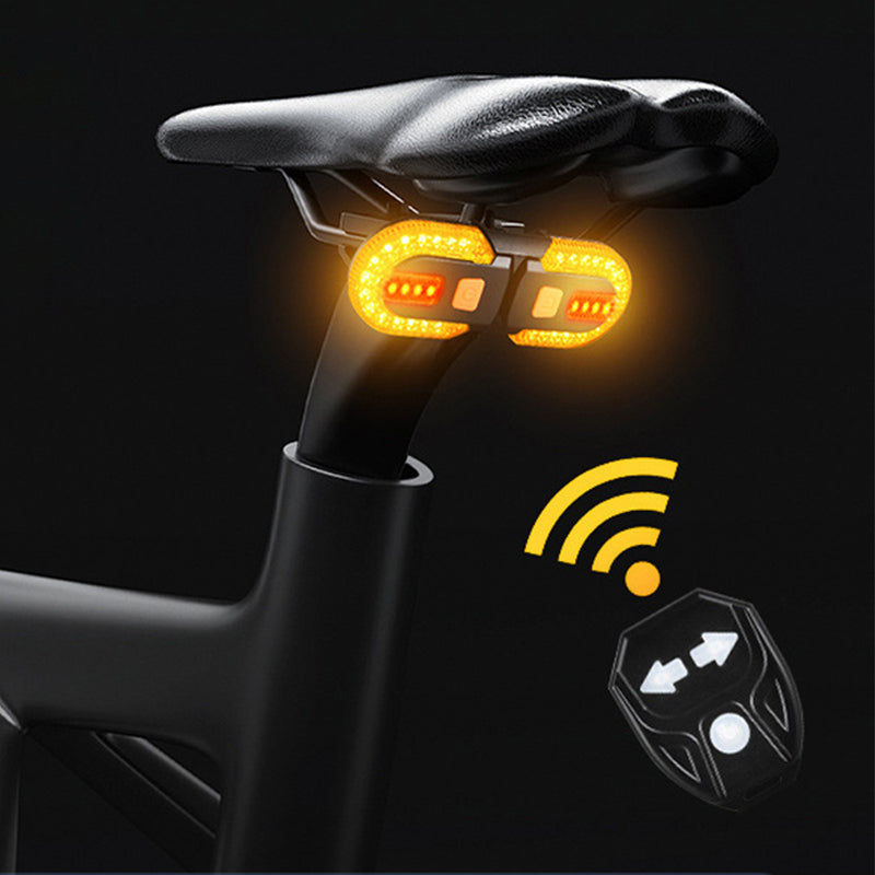 🚲 Luz de Giro Inalámbrica para Bicicleta con Control Remoto – Señalización Segura y Fácil de Usar 🔄✨