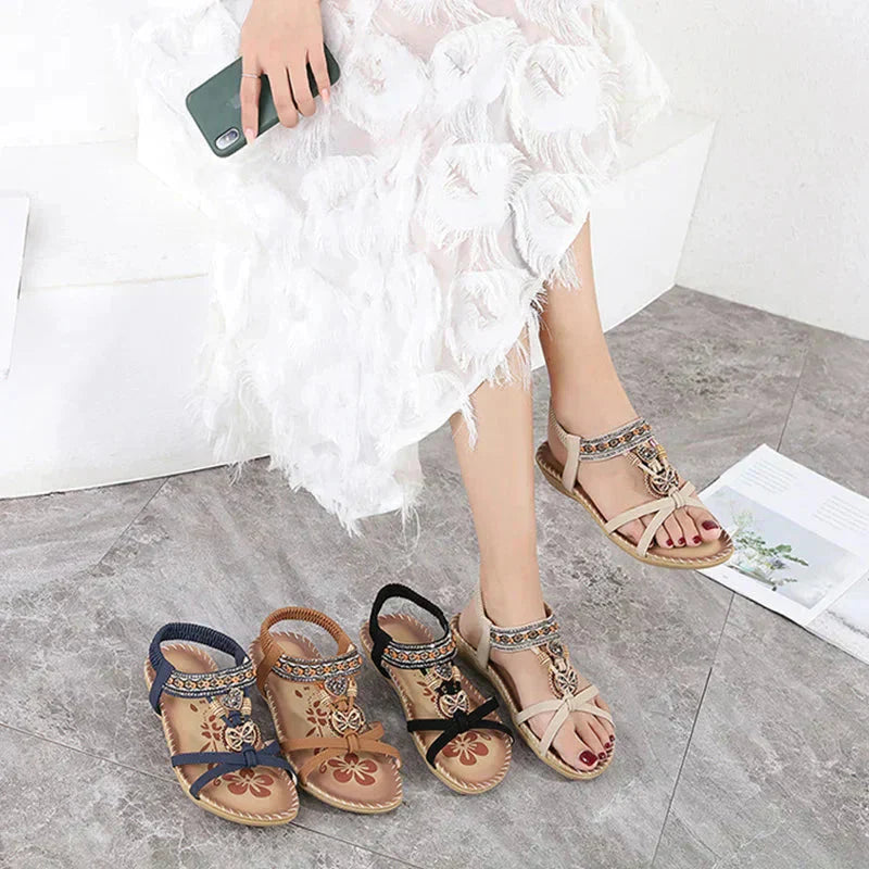 👡 Sandalias de Estilo Bohemio para Mujer – Comodidad y Elegancia con Toque Chic 🌸✨