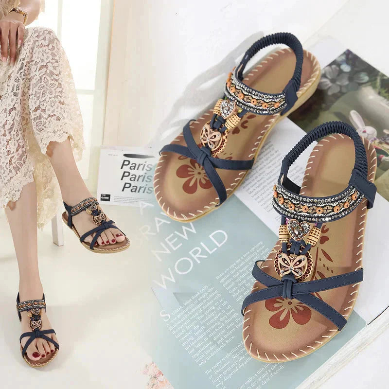 👡 Sandalias de Estilo Bohemio para Mujer – Comodidad y Elegancia con Toque Chic 🌸✨