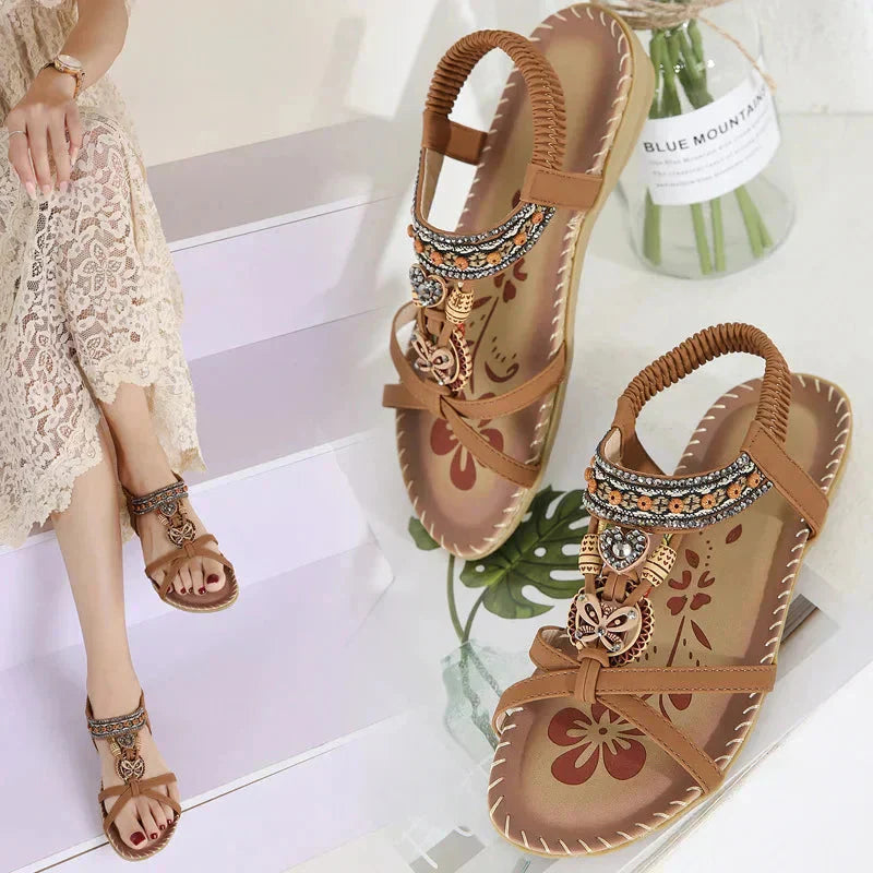 👡 Sandalias de Estilo Bohemio para Mujer – Comodidad y Elegancia con Toque Chic 🌸✨