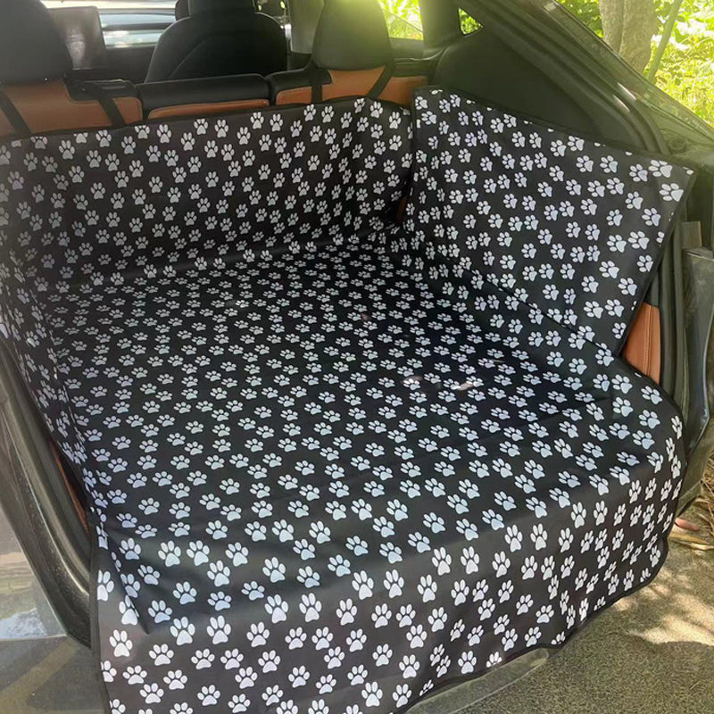🐾 Alfombrilla Impermeable para Maletero de Coche – Protección Total para Mascotas con Parachoques 💦🚗