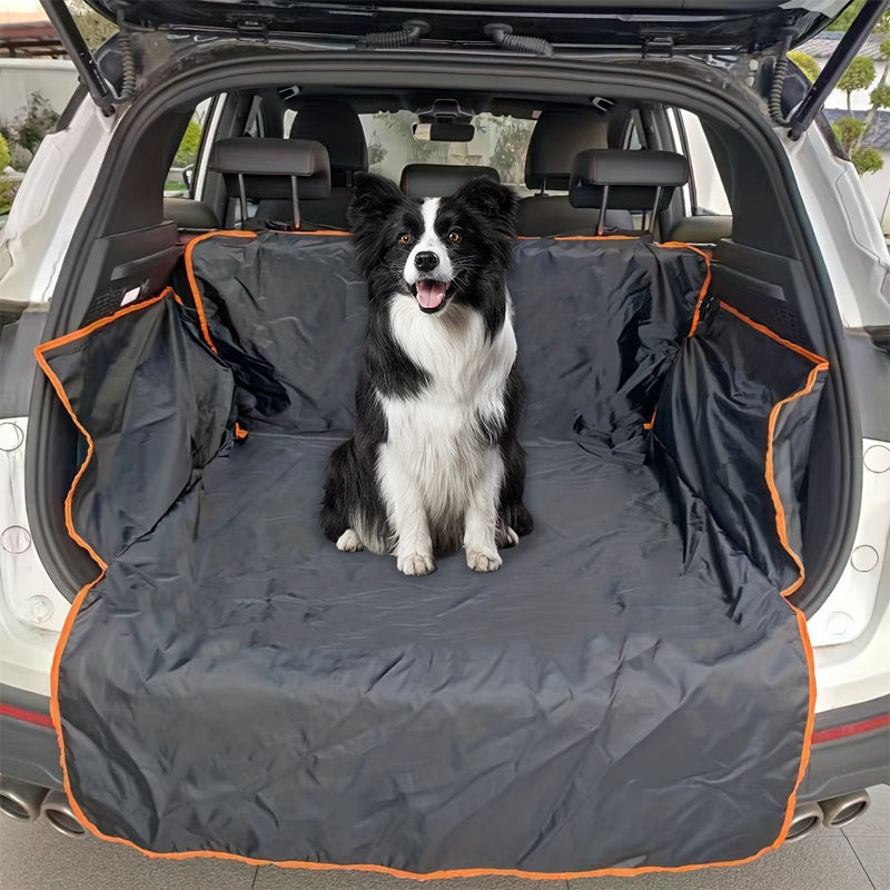 🐾 Alfombrilla Impermeable para Maletero de Coche – Protección Total para Mascotas con Parachoques 💦🚗