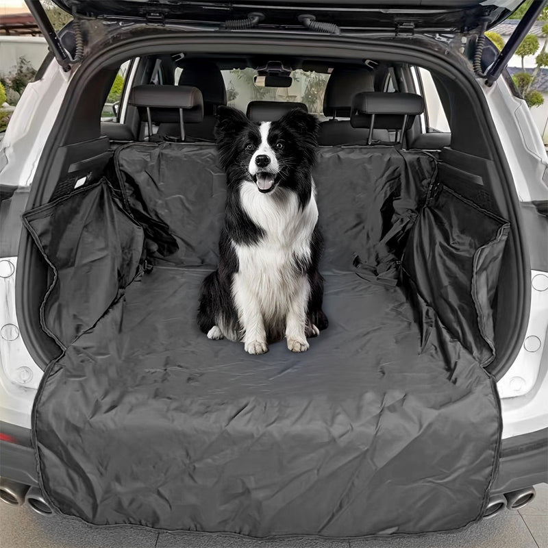 🐾 Alfombrilla Impermeable para Maletero de Coche – Protección Total para Mascotas con Parachoques 💦🚗