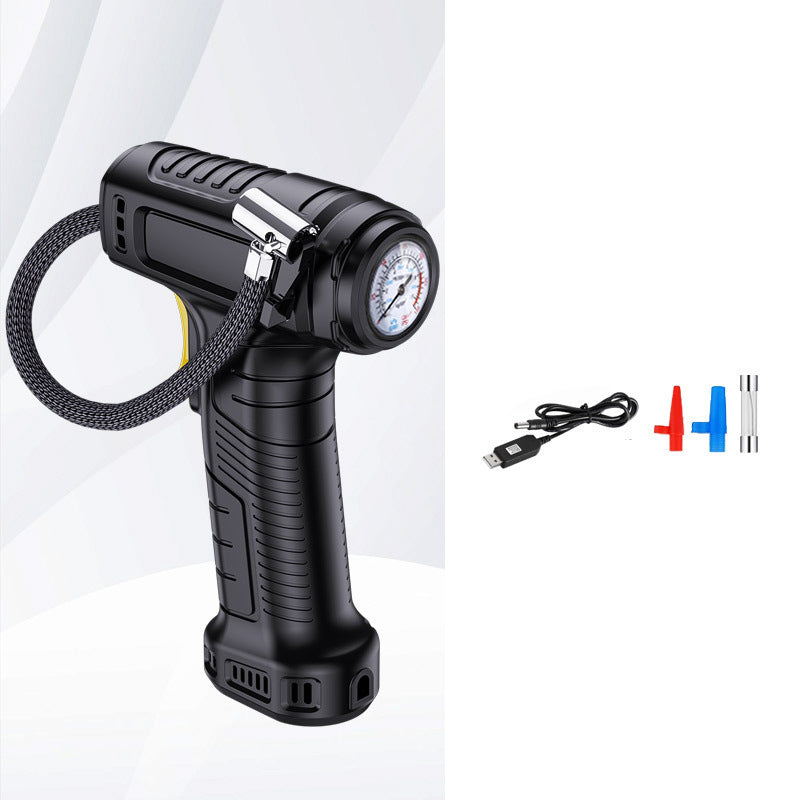 🚗 Compresor de Aire Portátil Inalámbrico – Pantalla Digital y Inflado Rápido para Autos, Bicicletas y Más ✨🔋