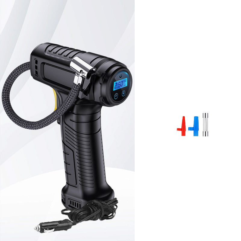 🚗 Compresor de Aire Portátil Inalámbrico – Pantalla Digital y Inflado Rápido para Autos, Bicicletas y Más ✨🔋