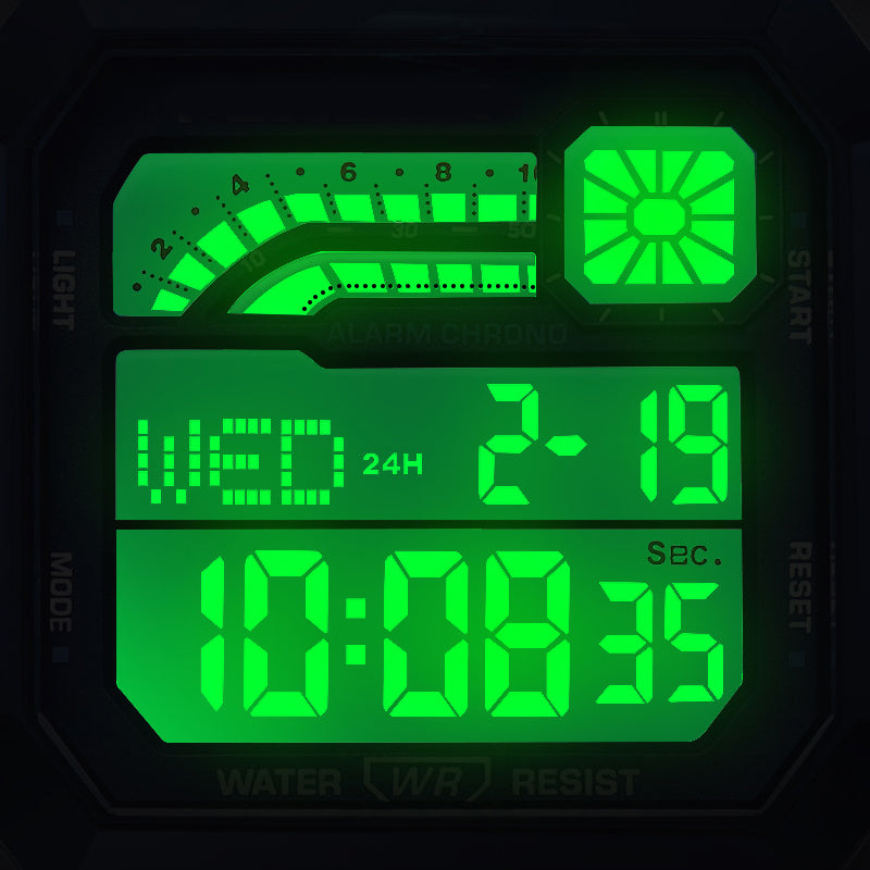 ⌚ Reloj Digital Cuadrado para Hombre – Pantalla Luminosa, Estilo Moderno y Funcionalidad Todo el Día ✨🌟