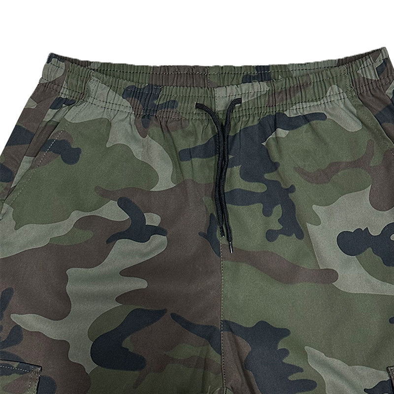 👖 Pantalones Cortos Cargo de Camuflaje para Hombre – Múltiples Bolsillos, Estilo Resistente y Funcional ✨💪