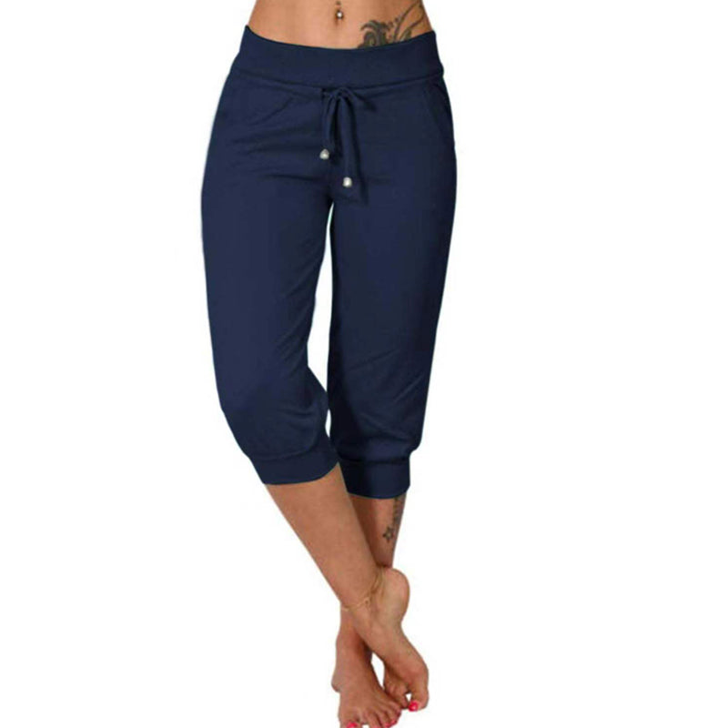 👖 Pantalones Deportivos Cortos para Mujer – Cintura con Cordón, Cómodos y Perfectos para Estar en Casa ✨🏠