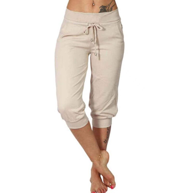 👖 Pantalones Deportivos Cortos para Mujer – Cintura con Cordón, Cómodos y Perfectos para Estar en Casa ✨🏠