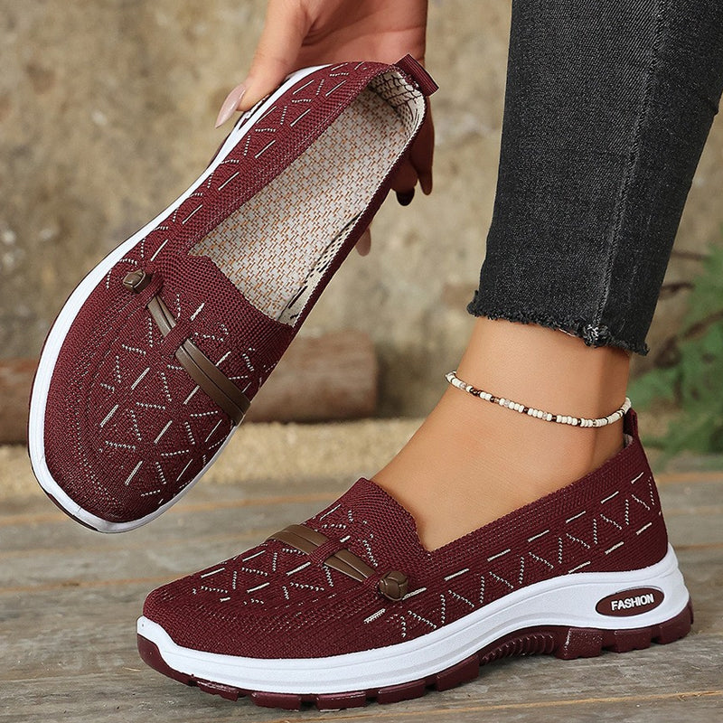 👟 Mocasines Planos de Punto para Mujer – Transpirables, Cómodos y Elegantes ✨💖