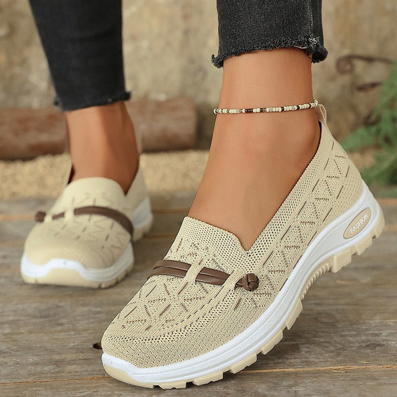 👟 Mocasines Planos de Punto para Mujer – Transpirables, Cómodos y Elegantes ✨💖