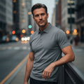 ⏰ ¡Oferta Limitada 50% OFF! 🏆 Camiseta de Hombre de Secado Rápido – Cuello Tipo Solapa y Manga Corta 👔🔥💨