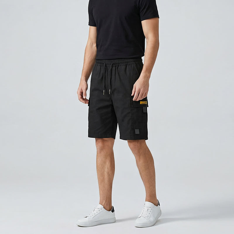 ⏰ ¡Oferta Limitada 50% OFF! 👖 Pantalones Cortos Cargo Informales para Hombre – Cintura Ajustable con Cordón, Cómodos y Perfectos para el Verano 🌞✨
