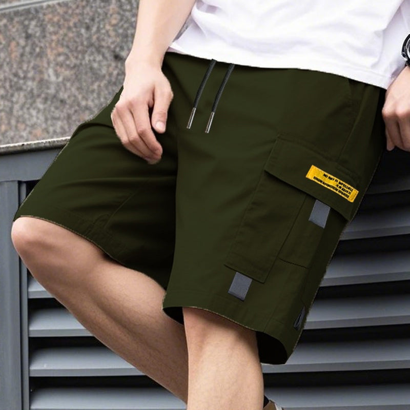 ⏰ ¡Oferta Limitada 50% OFF! 👖 Pantalones Cortos Cargo Informales para Hombre – Cintura Ajustable con Cordón, Cómodos y Perfectos para el Verano 🌞✨