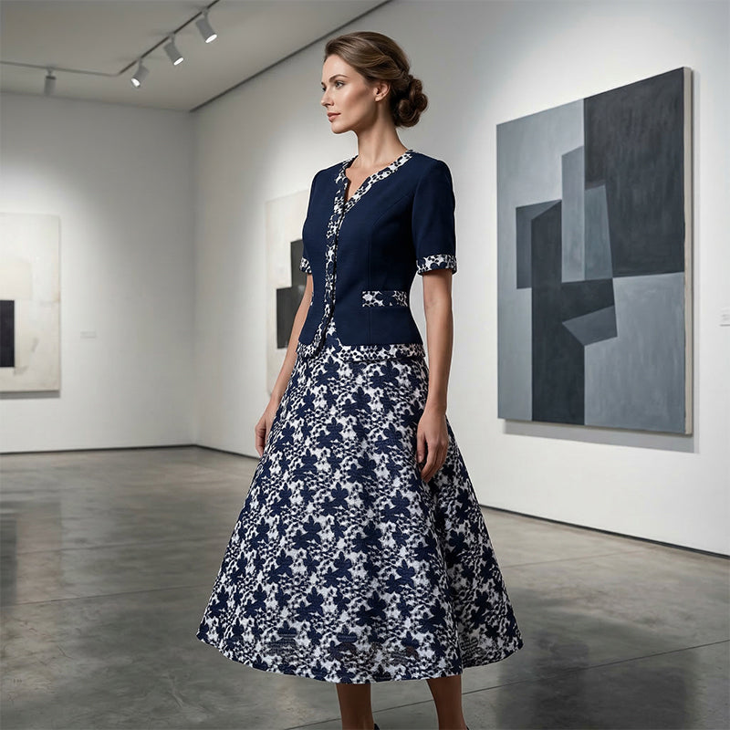 👗 Conjunto Falso de Dos Piezas Todo en Uno – Elegancia Sin Complicaciones para Mujer ✨💖