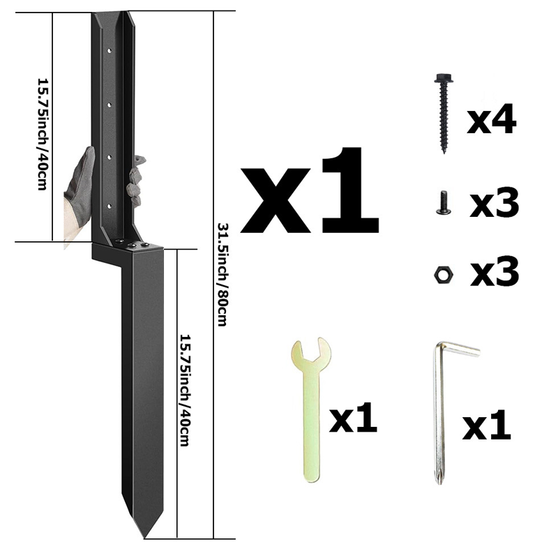 🛠️ Kit de Reparación para Postes de Valla – Resistente y Duradero para Uso Intensivo ✨🏡