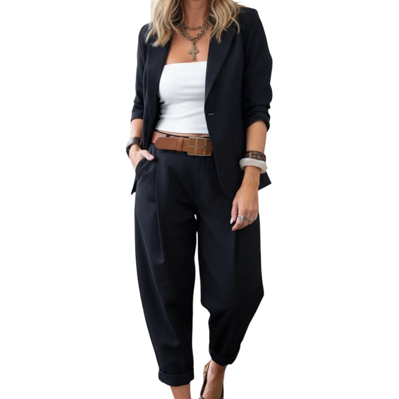 🧥👖 Conjunto de 2 Piezas para Mujer – Blazer y Pantalón, Elegancia y Estilo Profesional ✨💼