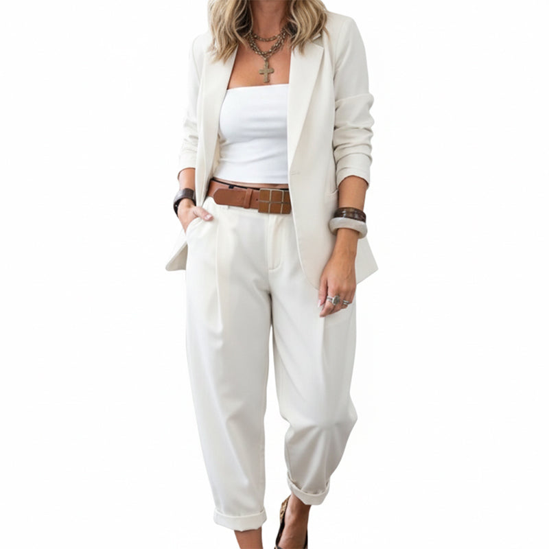 🧥👖 Conjunto de 2 Piezas para Mujer – Blazer y Pantalón, Elegancia y Estilo Profesional ✨💼