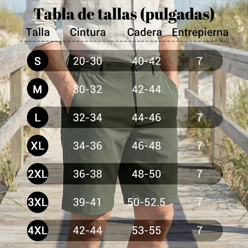 ⏰🔥 ¡50% DE DESCUENTO POR TIEMPO LIMITADO! ⛳ Pantalones cortos de golf de alto rendimiento para hombre con elasticidad en 4 direcciones: ligeros, transpirables y diseñados para la máxima comodidad 🏌️‍♂️✨