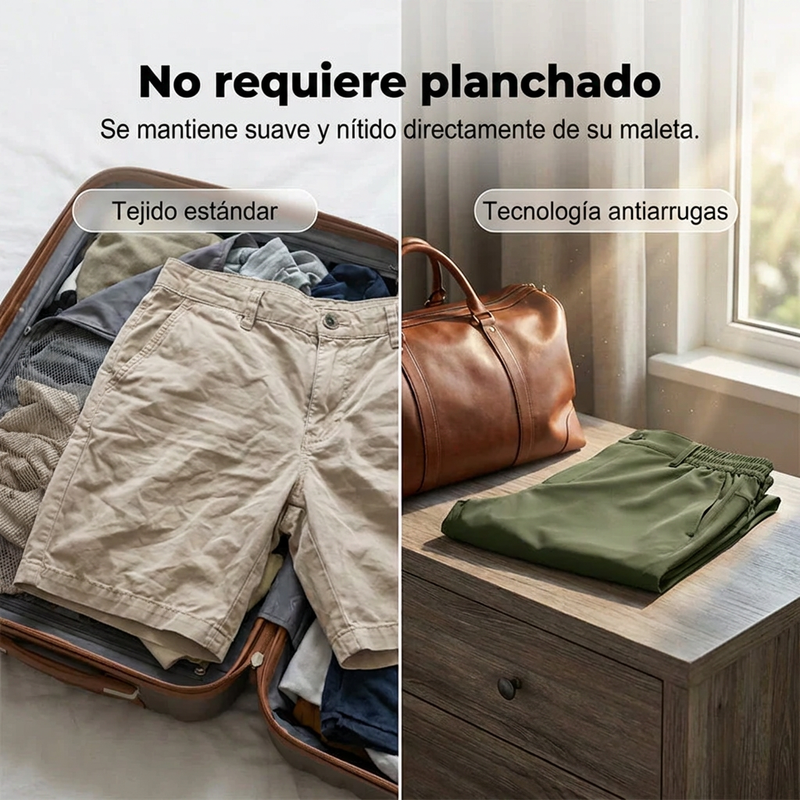⏰🔥 ¡50% DE DESCUENTO POR TIEMPO LIMITADO! ⛳ Pantalones cortos de golf de alto rendimiento para hombre con elasticidad en 4 direcciones: ligeros, transpirables y diseñados para la máxima comodidad 🏌️‍♂️✨