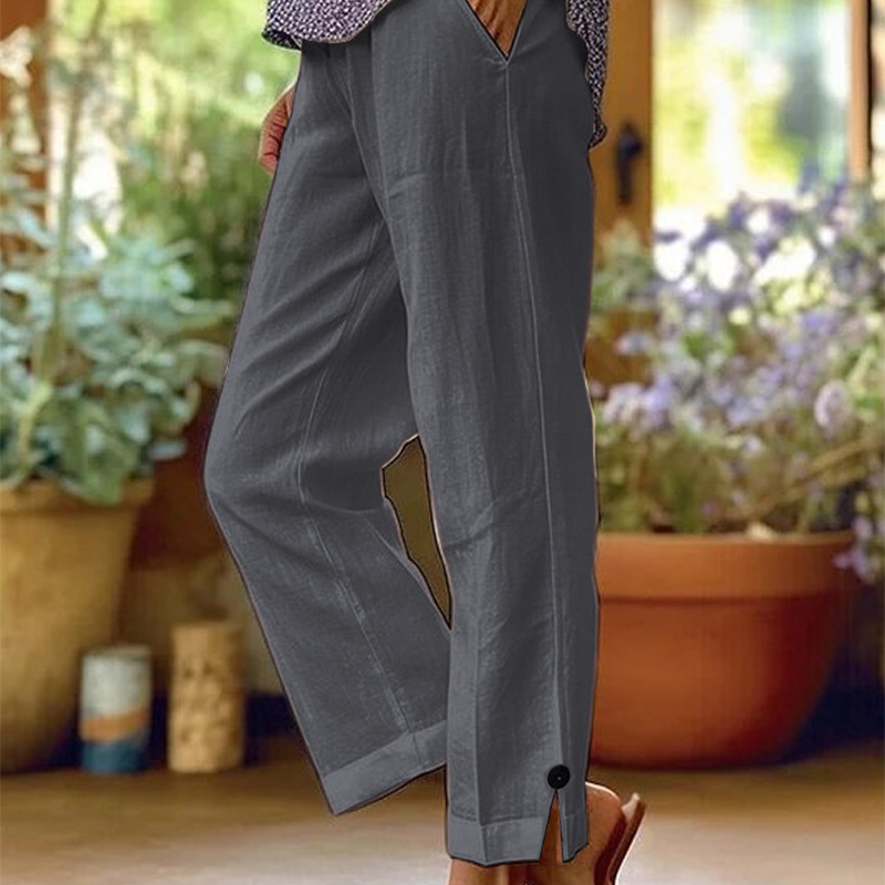 ⏰🔥 ¡50% DE DESCUENTO POR TIEMPO LIMITADO! 👖 Pantalones tobilleros rectos para mujer: corte que estiliza la figura, cómodos y perfectos para el día a día ✨💃