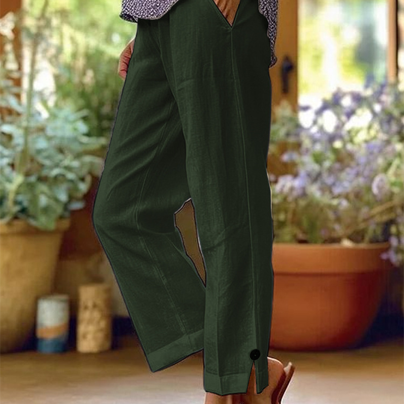 ⏰🔥 ¡50% DE DESCUENTO POR TIEMPO LIMITADO! 👖 Pantalones tobilleros rectos para mujer: corte que estiliza la figura, cómodos y perfectos para el día a día ✨💃