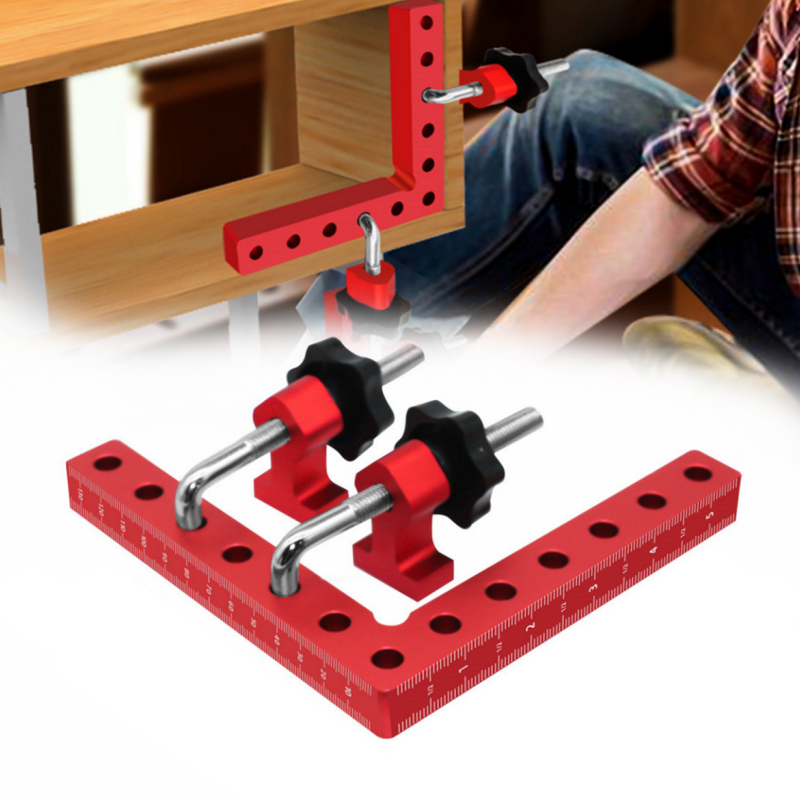 ⏰ ¡Oferta Limitada 50% OFF! 🔥 Kit de Soporte de Posicionamiento 90° con Abrazaderas en Ángulo Recto – Precisión y Estabilidad en Cada Proyecto 🛠️📐✨