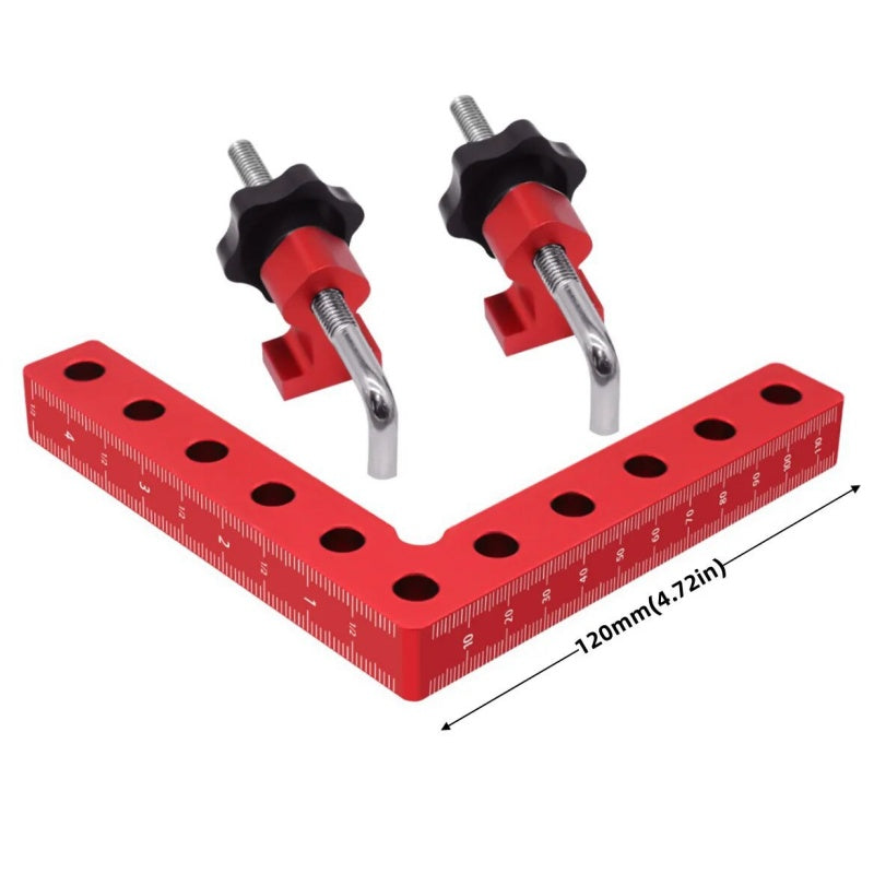 ⏰ ¡Oferta Limitada 50% OFF! 🔥 Kit de Soporte de Posicionamiento 90° con Abrazaderas en Ángulo Recto – Precisión y Estabilidad en Cada Proyecto 🛠️📐✨