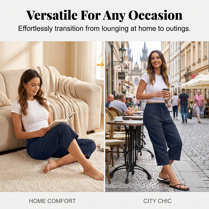 ⏰🔥 ¡50% DE DESCUENTO POR TIEMPO LIMITADO! 👖 Pantalones Cortos de Algodón y Lino – Frescos, Cómodos y Perfectos para Mujer ✨🌿