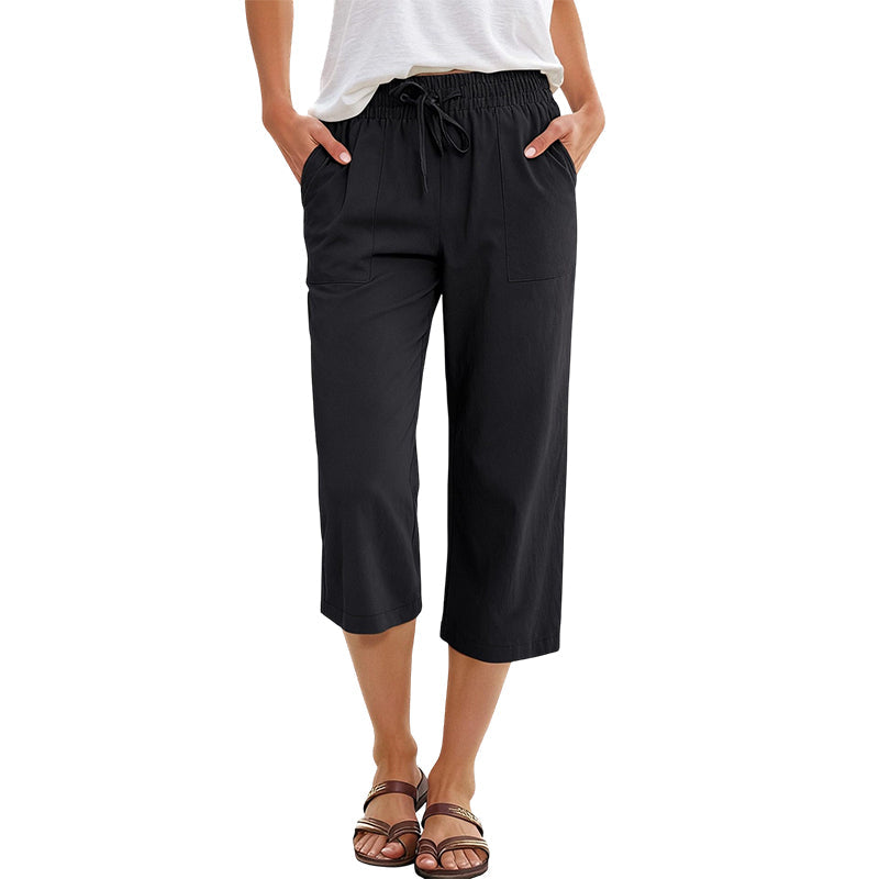 ⏰🔥 ¡50% DE DESCUENTO POR TIEMPO LIMITADO! 👖 Pantalones Cortos de Algodón y Lino – Frescos, Cómodos y Perfectos para Mujer ✨🌿