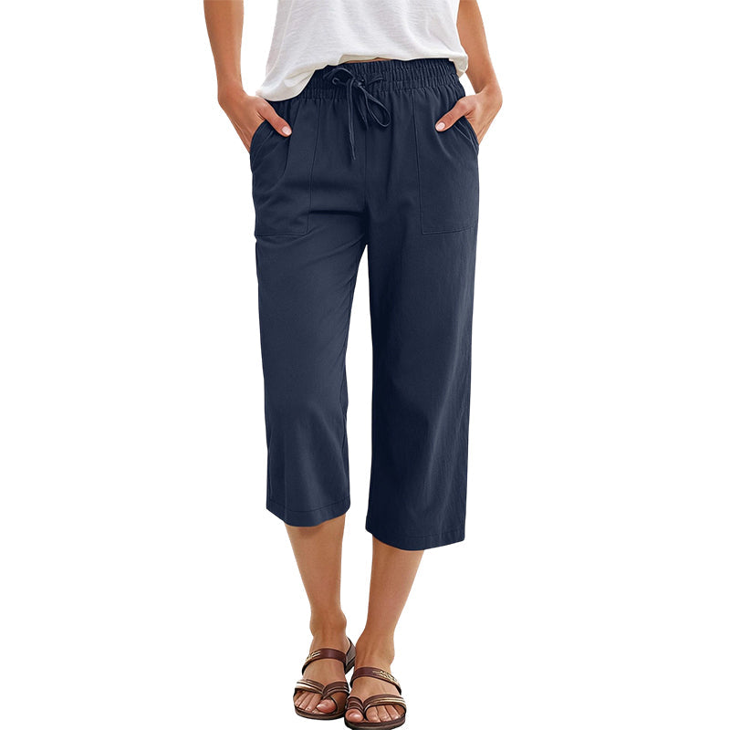 ⏰🔥 ¡50% DE DESCUENTO POR TIEMPO LIMITADO! 👖 Pantalones Cortos de Algodón y Lino – Frescos, Cómodos y Perfectos para Mujer ✨🌿