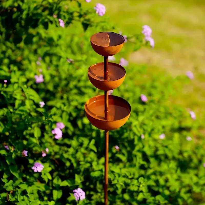 🕊️🌿 ¡OFERTA 50% OFF! Comedero y Bebedero para Pájaros de Jardín – Diseño Rústico