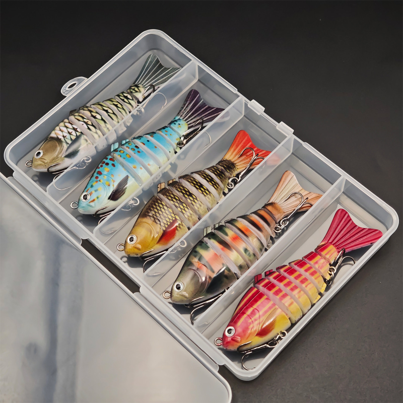 ⏰🔥 ¡Oferta Especial 50% OFF! 🎣 Señuelo Biónico Multisegmentado – Movimiento Realista que Atrae Grandes Peces 🌊🐟