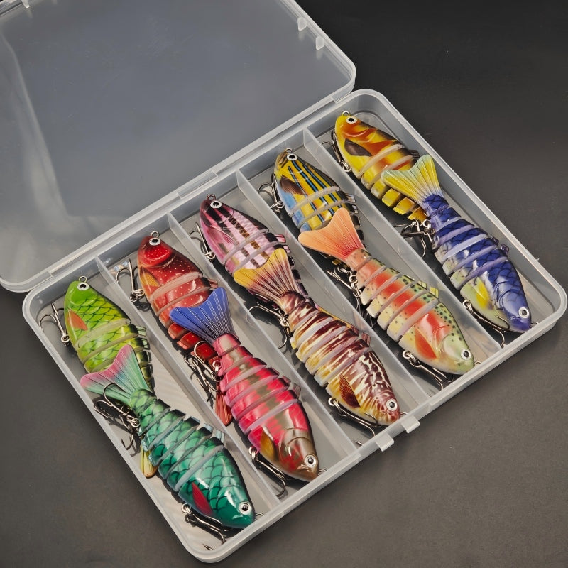 ⏰🔥 ¡Oferta Especial 50% OFF! 🎣 Señuelo Biónico Multisegmentado – Movimiento Realista que Atrae Grandes Peces 🌊🐟