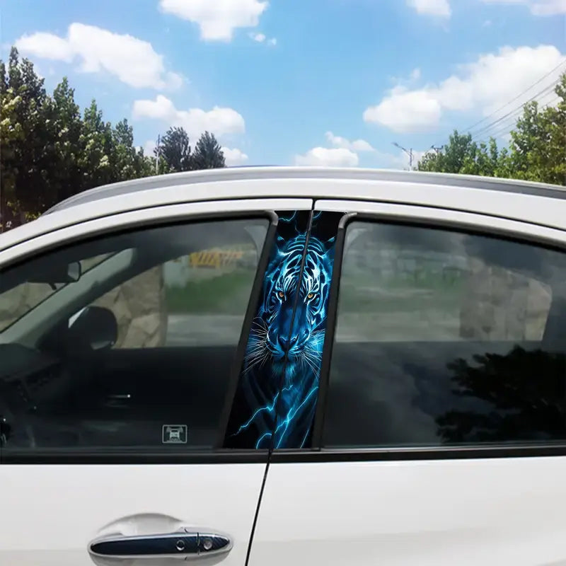 ⏰🔥 ¡Oferta Limitada 50% OFF! 🚗 Juego de Pegatinas Decorativas para Pilar B – Dale Estilo y Protege Tu Auto ✨💎