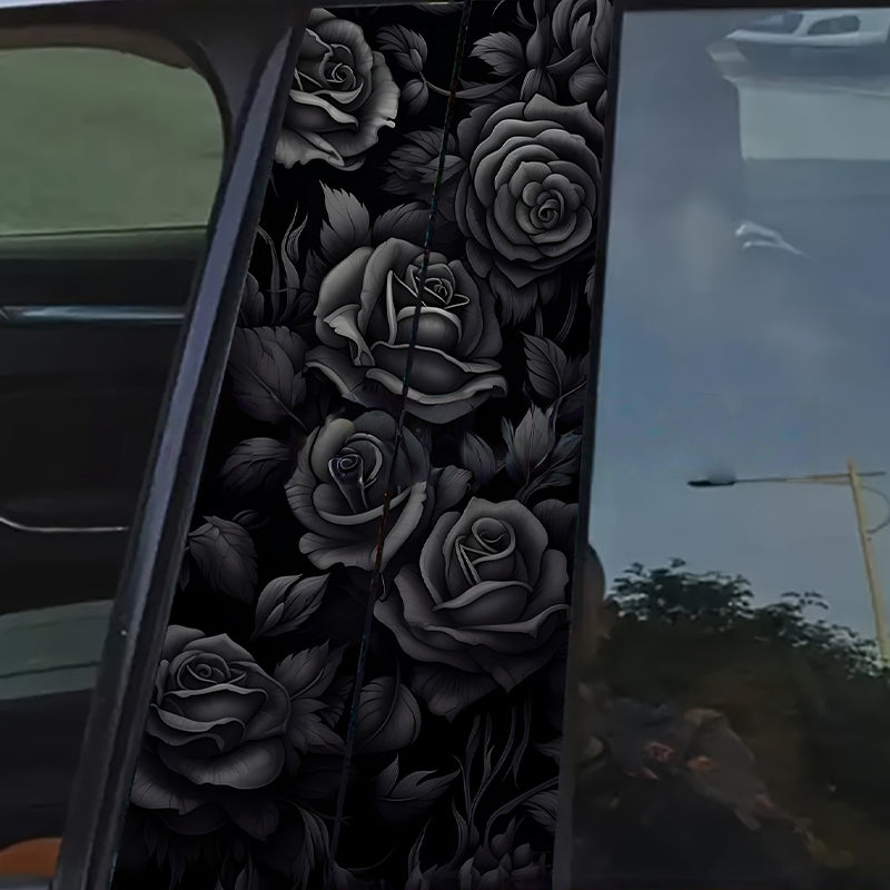 ⏰🔥 ¡Oferta Limitada 50% OFF! 🚗 Juego de Pegatinas Decorativas para Pilar B – Dale Estilo y Protege Tu Auto ✨💎